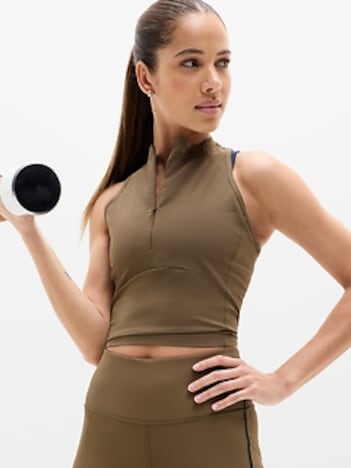 Crosstrain Zip Tank