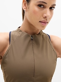 View large product image 3 of 3. Crosstrain Zip Tank