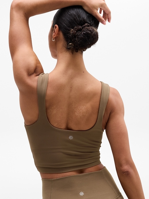 Image number 2 showing, Transcend Square Neck Crop Sports Bra D-DD
