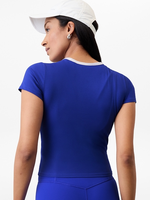Image number 4 showing, Signature Rib Crop Tee