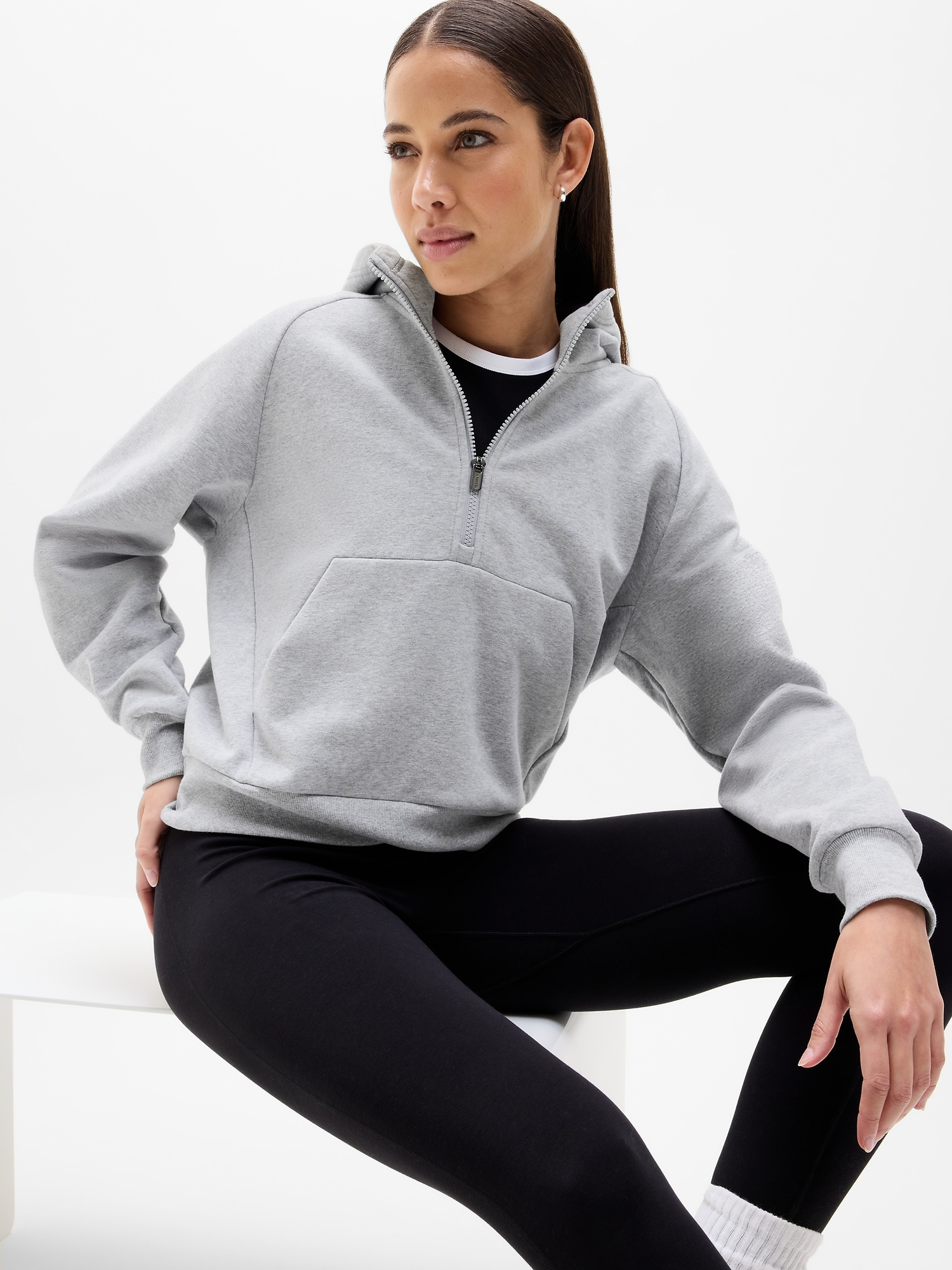 Forever Fleece 1/2 Zip Hoodie