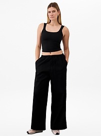 Paradise Mid Rise Wide Leg Pant