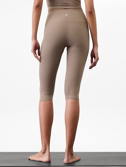 Image number 3 showing, Transcend High Rise Rib Crop Legging