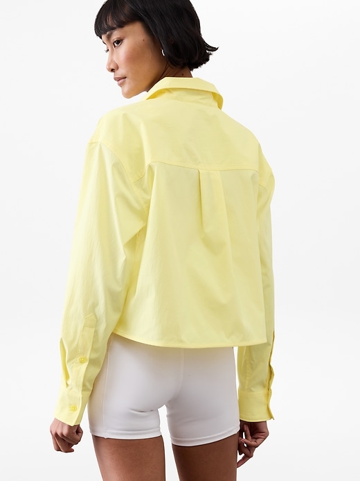 Image number 2 showing, Midday Cropped Poplin Shirt