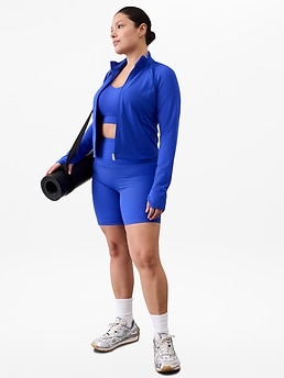 Salutation Crop Jacket - Blue - image 2