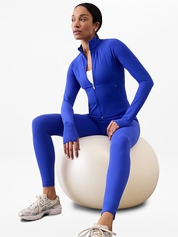 Salutation Crop Jacket - Blue - image 4