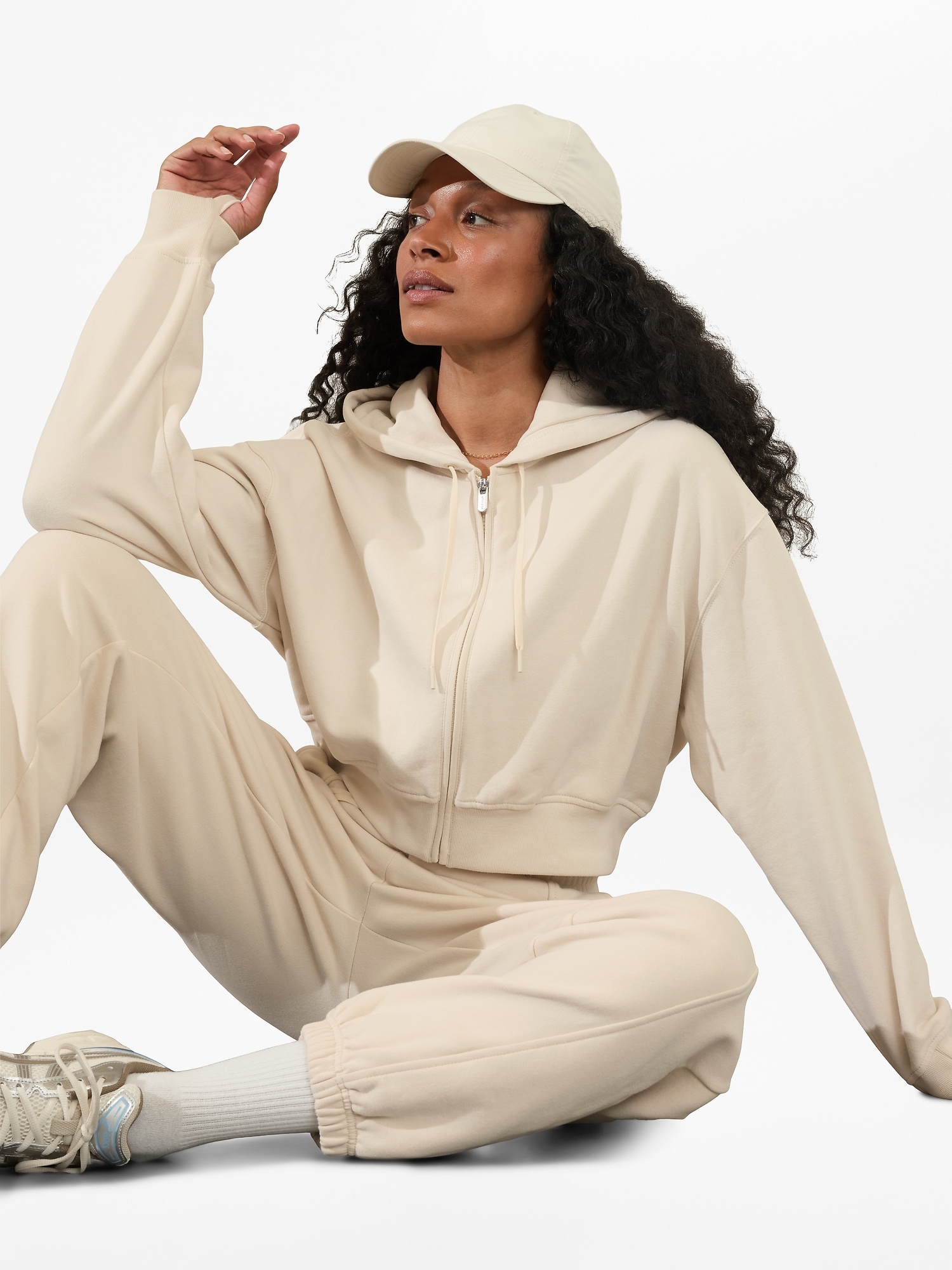 Forever Fleece Crop Full Zip