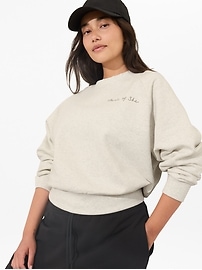 Logo Fleece Crew Sweatshirt