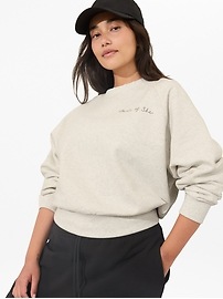 Logo Fleece Crew Sweatshirt