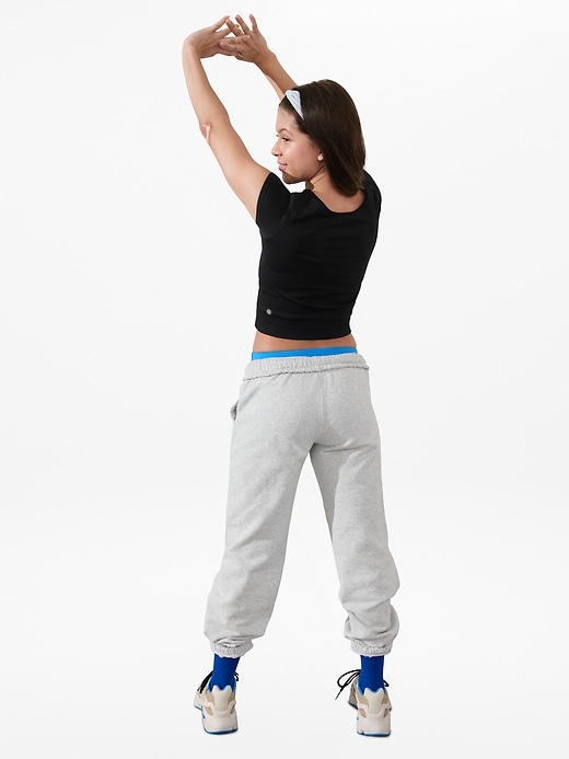 Image number 2 showing, Athleta Girl Rise Above Rib Crop Tee