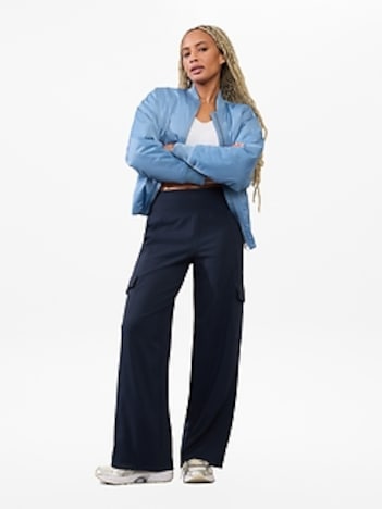 Venice High Rise Wide Leg Cargo Pant