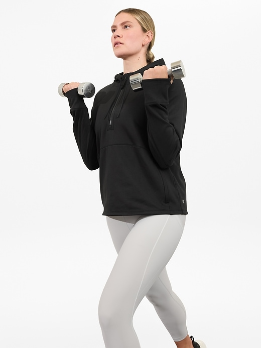 Image number 4 showing, Unstoppable Fleece Lined Half Zip Sweatshirt