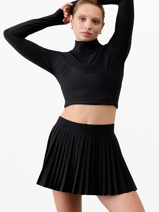 Image number 3 showing, Match Point High Rise 13 1/2" Pleated Skort