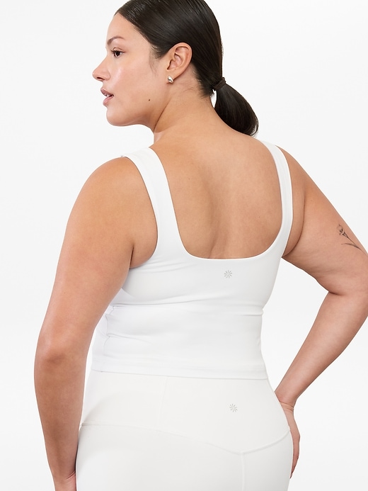 Image number 5 showing, Transcend Square Neck Crop Sports Bra D-DD