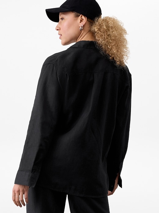 Image number 5 showing, Retreat Linen Top