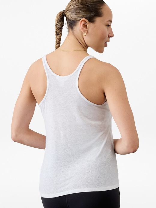 Getaway Linen Blend Tank