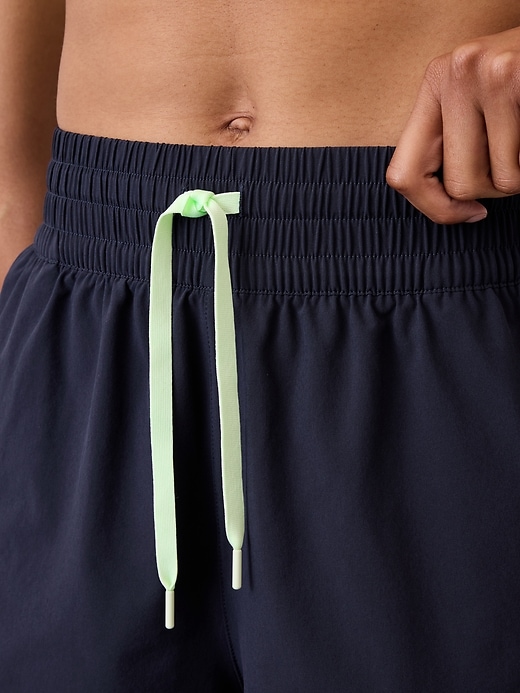 Image number 6 showing, Weekender High Rise 3" Stripe Run Short