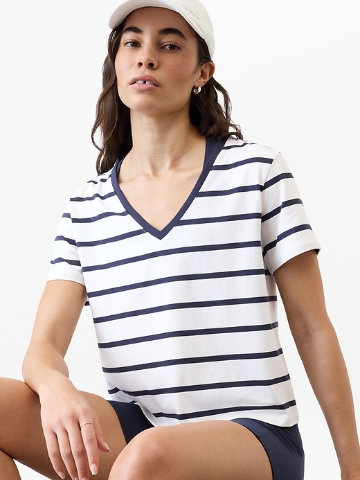 Image number 1 showing, Essential V-Neck Tee