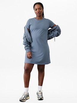 Essential Tee Dress - Blue - image 5