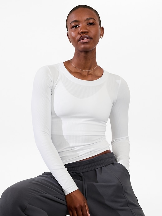 Image number 3 showing, Renew Seamless Crewneck Top