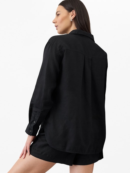 Image number 2 showing, Retreat Linen Top