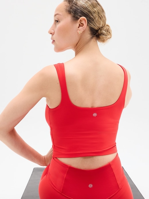 Image number 4 showing, Transcend Square Neck Crop Sports Bra D-DD
