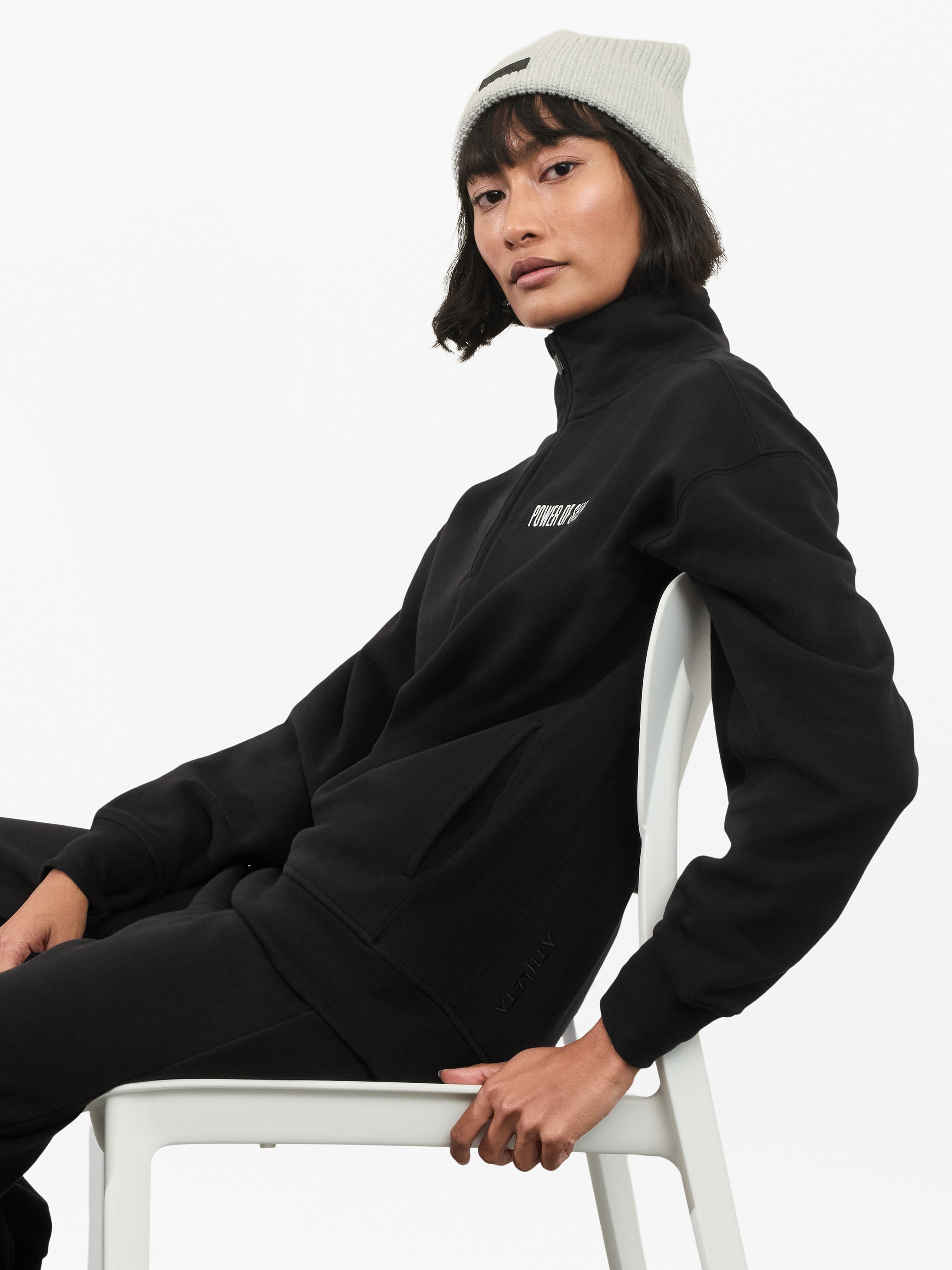 Power of She 1/4 Zip Sweatshirt | Athleta