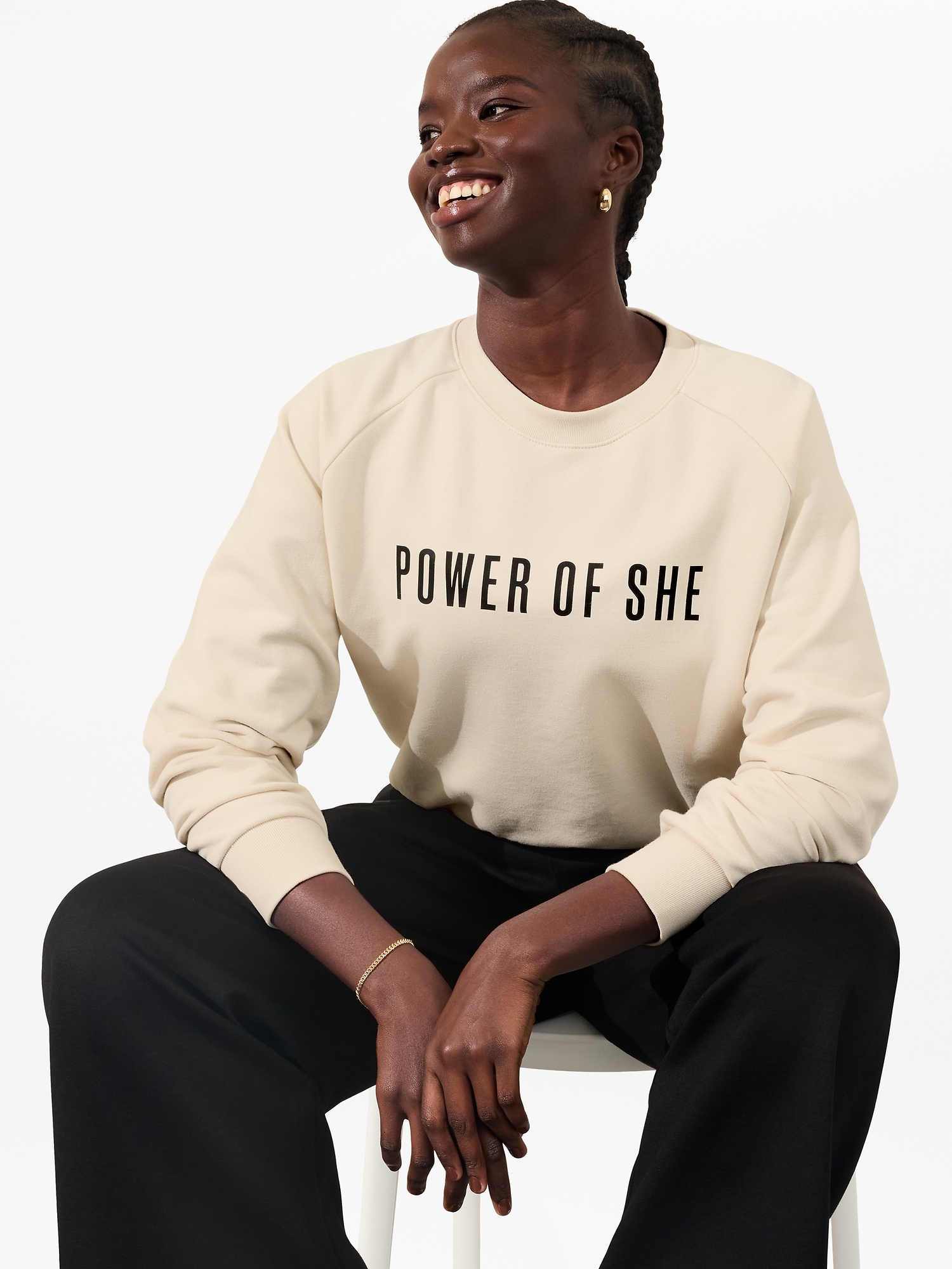 Power of She Crew Sweatshirt