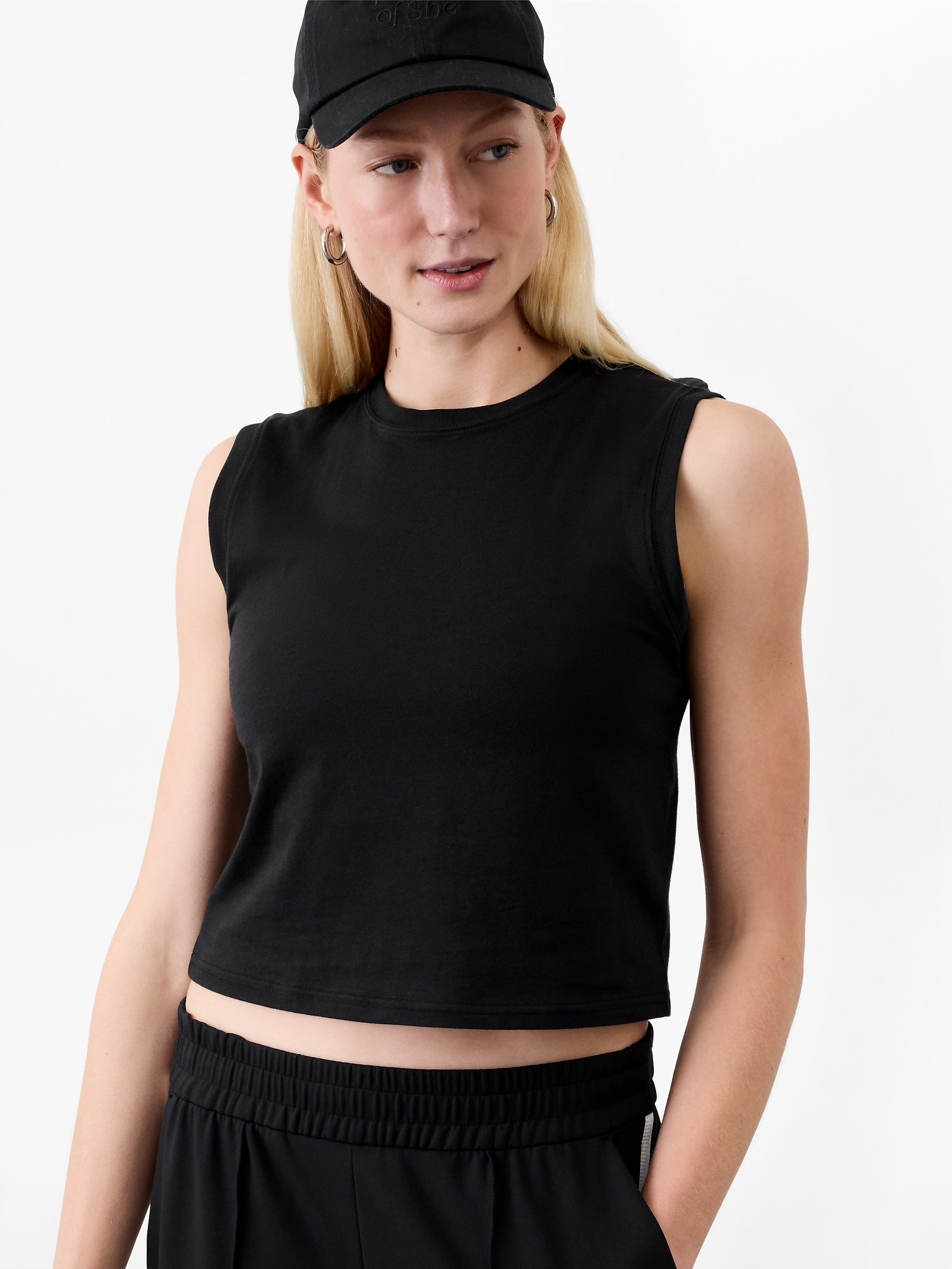 True Cotton Crop Tank