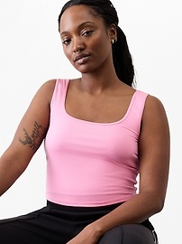 Signature Rib Square Crop Tank