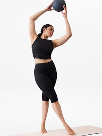 Transcend High Rise Rib Crop Legging