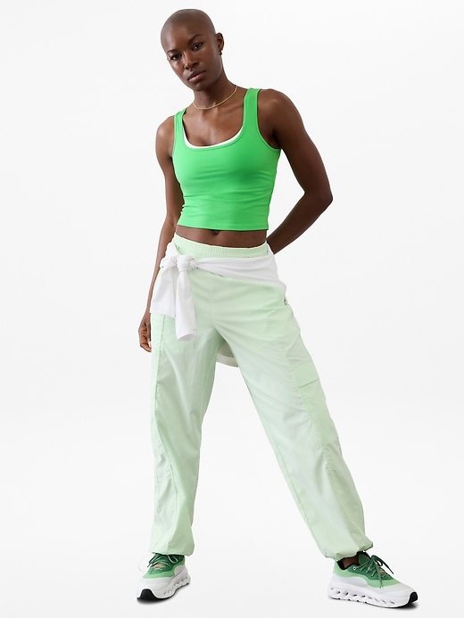 Image number 7 showing, Signature Rib Square Neck Crop Tank