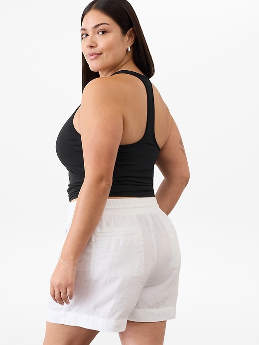 Image number 7 showing, Retreat Linen Mid Rise 4" Short