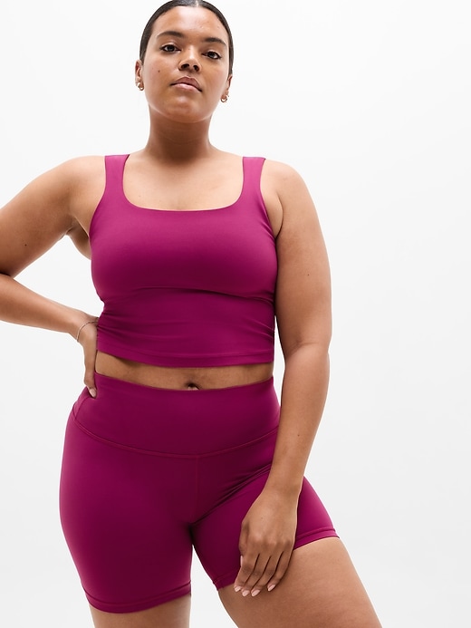Image number 1 showing, Transcend Square Neck Crop Sports Bra D-DD