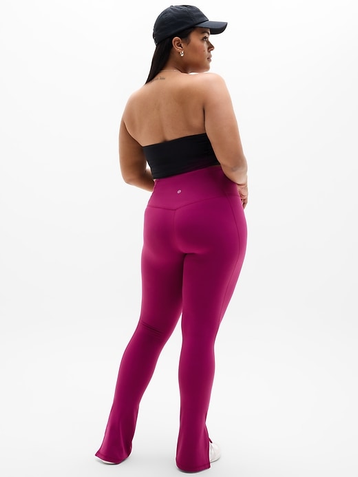 Image number 7 showing, Elation Ultra High Rise Split Slim Flare Pant