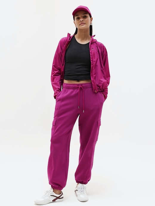 Image number 4 showing, Terry Mid Rise Cargo Jogger