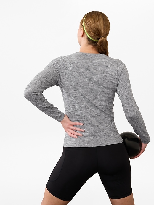 Image number 3 showing, In Motion Seamless Heather Top