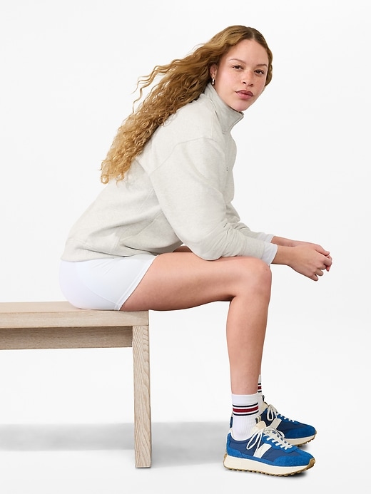Image number 3 showing, Power of She Forever Fleece 1/4 Zip Sweatshirt