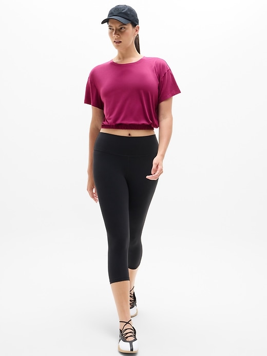 Image number 5 showing, With Ease Bubble Hem Tee
