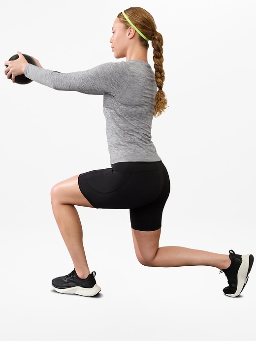 Image number 4 showing, In Motion Seamless Heather Top