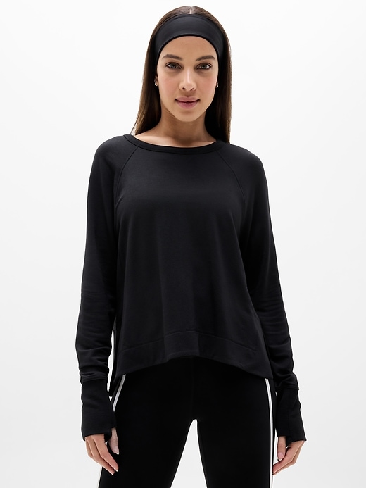 View large product image 1 of 4. Coaster Luxe Recover High Hip Sweatshirt