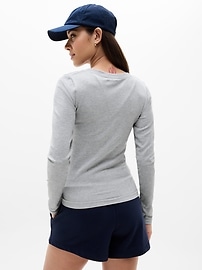 View large product image 3 of 3. Renew Seamless Crewneck Top