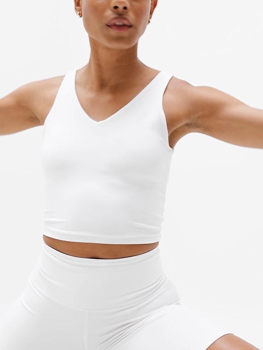 Image number 4 showing, Transcend V-Neck Crop Sports Bra A-C