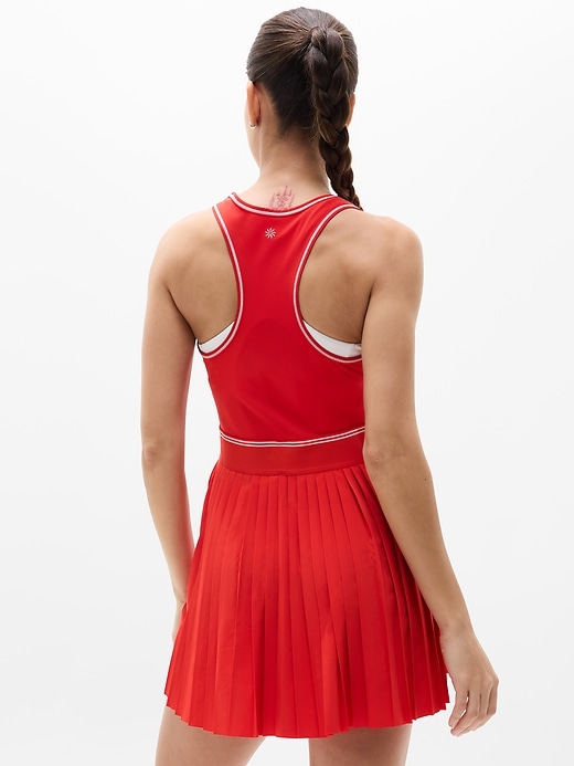 Image number 2 showing, Match Point Pleated Dress