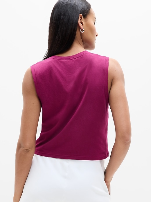Image number 2 showing, True Cotton Crop Tank