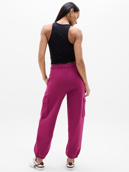 Image number 6 showing, Heavyweight Terry Mid Rise Cargo Jogger