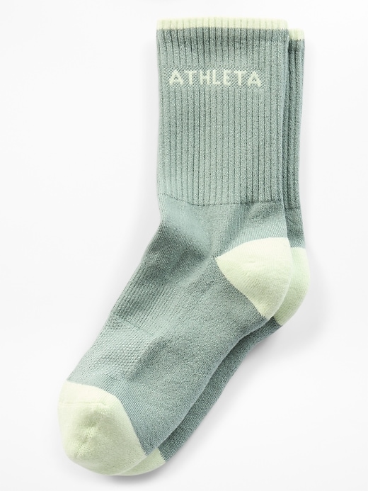 Image number 1 showing, Athleta Colorblock Everyday Crew Sock