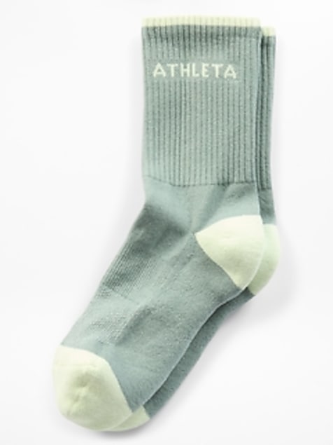 Athleta Colorblock Everyday Crew Sock