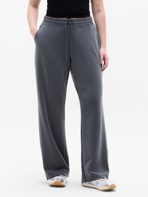 Seasoft Mid Rise Straight Pant - Gray