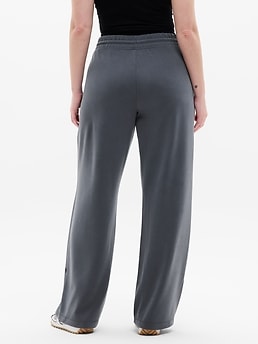 Seasoft Mid Rise Straight Pant - Gray - image 3